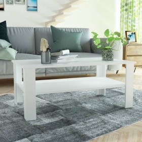 White engineered wood coffee table 100x59x42 cm by vidaXL, Coffee table - Ref: Foro24-244857, Price: 69,99 €, Discount: %