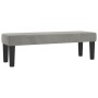 Cama box spring con colchón terciopelo gris claro 200x200 cm de , Camas y somieres - Ref: Foro24-3137923, Precio: 709,87 €, D...