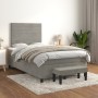 Cama box spring con colchón terciopelo gris claro 120x200 cm de , Camas y somieres - Ref: Foro24-3137893, Precio: 454,11 €, D...