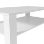 Mesa de centro madera de ingeniería blanco 100x59x42 cm de vidaXL, Mesas de centro - Ref: Foro24-244857, Precio: 69,99 €, Des...