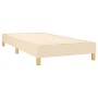 Cama box spring con colchón tela color crema 90x200 cm de , Camas y somieres - Ref: Foro24-3140590, Precio: 308,55 €, Descuen...