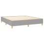 Cama box spring con colchón tela gris claro 180x200 cm de , Camas y somieres - Ref: Foro24-3142433, Precio: 612,38 €, Descuen...