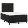 Box spring bed with black velvet mattress 120x200 cm by , Beds and slatted bases - Ref: Foro24-3143075, Price: 413,05 €, Disc...