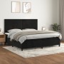 Box spring bed with black velvet mattress 200x200 cm by , Beds and slatted bases - Ref: Foro24-3143105, Price: 649,37 €, Disc...