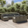 11-teiliges Gartenmöbel-Set und graue synthetische Rattankissen von , Gartensets - Ref: Foro24-3157360, Preis: 977,83 €, Raba...