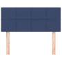 Blue fabric headboard 90x5x78/88 cm by , Headboards and footboards - Ref: Foro24-346024, Price: 45,99 €, Discount: %