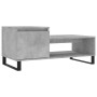 Betongrauer Couchtisch aus Sperrholz, 100 x 50 x 45 cm von , Couchtisch - Ref: Foro24-830840, Preis: 49,30 €, Rabatt: %