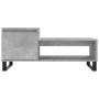 Mesa de centro madera contrachapada gris hormigón 100x50x45 cm de , Mesas de centro - Ref: Foro24-830840, Precio: 65,30 €, De...