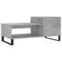 Mesa de centro madera contrachapada gris hormigón 100x50x45 cm de , Mesas de centro - Ref: Foro24-830840, Precio: 65,30 €, De...