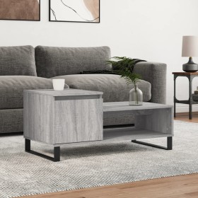 Sonoma-Couchtisch aus grauem Sperrholz, 100 x 50 x 45 cm von , Couchtisch - Ref: Foro24-830842, Preis: 50,99 €, Rabatt: %