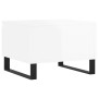 Mesa de centro madera de ingeniería blanco brillo 50x46x35 cm de , Mesas de centro - Ref: Foro24-830880, Precio: 44,88 €, Des...