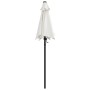 Sand white aluminum parasol 200x224 cm by , Umbrellas - Ref: Foro24-47204, Price: 44,66 €, Discount: %