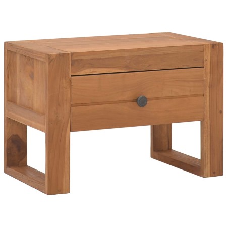 Solid teak wood bedside table 50x30x35 cm by , Nightstands - Ref: Foro24-326123, Price: 95,99 €, Discount: %