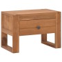 Mesita de noche madera maciza de teca 50x30x35 cm de , Mesitas de noche - Ref: Foro24-326123, Precio: 95,80 €, Descuento: %