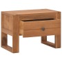 Mesita de noche madera maciza de teca 50x30x35 cm de , Mesitas de noche - Ref: Foro24-326123, Precio: 95,80 €, Descuento: %