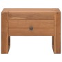 Mesita de noche madera maciza de teca 50x30x35 cm de , Mesitas de noche - Ref: Foro24-326123, Precio: 95,80 €, Descuento: %