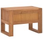 Solid teak wood bedside table 50x30x35 cm by , Nightstands - Ref: Foro24-326123, Price: 95,99 €, Discount: %