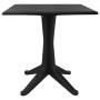 Anthracite gray plastic garden table 70x70x71.7 cm by , Garden tables - Ref: Foro24-45617, Price: 62,88 €, Discount: %