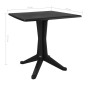 Anthracite gray plastic garden table 70x70x71.7 cm by , Garden tables - Ref: Foro24-45617, Price: 62,88 €, Discount: %