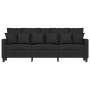 3-seater black fabric sofa 180 cm by , Sofas - Ref: Foro24-359279, Price: 341,05 €, Discount: %