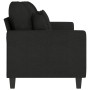 3-seater black fabric sofa 180 cm by , Sofas - Ref: Foro24-359279, Price: 341,05 €, Discount: %