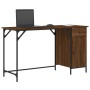 Brown oak engineered wood computer desk 131x48x75cm by , Desks - Ref: Foro24-836222, Price: 79,05 €, Discount: %