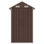 Brown galvanized steel garden shed 192x152.5x237 cm by , Sheds - Ref: Foro24-364532, Price: 279,04 €, Discount: %