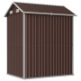 Brown galvanized steel garden shed 192x152.5x237 cm by , Sheds - Ref: Foro24-364532, Price: 279,04 €, Discount: %