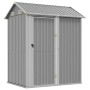 Garden shed light gray galvanized steel 192x152.5x237cm by , Sheds - Ref: Foro24-364530, Price: 301,52 €, Discount: %