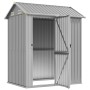 Garden shed light gray galvanized steel 192x152.5x237cm by , Sheds - Ref: Foro24-364530, Price: 301,52 €, Discount: %