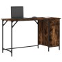 Computer desk engineered wood smoke oak 131x48x75 cm by , Desks - Ref: Foro24-836220, Price: 80,34 €, Discount: %