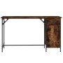 Computer desk engineered wood smoke oak 131x48x75 cm by , Desks - Ref: Foro24-836220, Price: 80,34 €, Discount: %