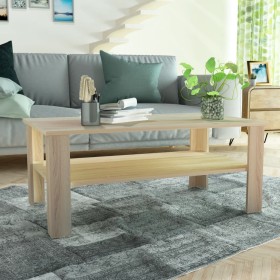 Engineered wood coffee table oak 100x59x42 cm by vidaXL, Coffee table - Ref: Foro24-244858, Price: 60,69 €, Discount: %