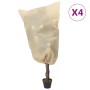 Cubierta para plantas con cordón 4 uds 70 g/m² 0,8x1,2 m de , Accesorios de jardinería - Ref: Foro24-364875, Precio: 17,88 €,...