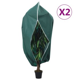 Cubiertas para plantas con cremallera 2 uds 70 g/m² 3,93x3,5 m de , Accesorios de jardinería - Ref: Foro24-3203544, Precio: 6...