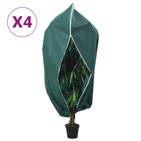 Cubiertas para plantas con cremallera 4 uds 70 g/m² 3,93x3 m de , Accesorios de jardinería - Ref: Foro24-3203573, Precio: 109...