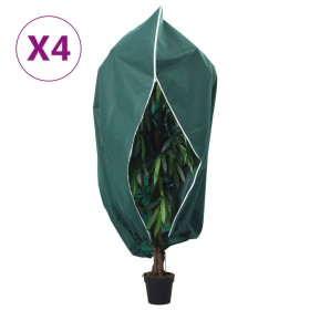 Cubiertas para plantas con cremallera 4 uds 70 g/m² 2,36x2 m de , Accesorios de jardinería - Ref: Foro24-3203571, Precio: 54,...