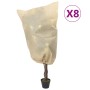 Plant covers with cord 8 pcs 70 g/m² 0.8x0.8 m by , Gardening accessories - Ref: Foro24-3203525, Price: 21,13 €, Discount: %