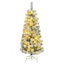 Artificial Christmas tree with hinges 150 LED and snow 120 cm by , Christmas trees - Ref: Foro24-3210449, Price: 46,69 €, Dis...