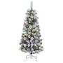 Artificial Christmas tree with hinges 150 LED and balls 150 cm by , Christmas trees - Ref: Foro24-3210456, Price: 86,36 €, Di...