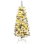 Artificial Christmas tree with hinges 150 LED and balls 150 cm by , Christmas trees - Ref: Foro24-3210468, Price: 77,68 €, Di...