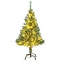 Árbol de Navidad artificial con 150 LEDs y nieve 120 cm de , Arboles de navidad - Ref: Foro24-3210075, Precio: 28,06 €, Descu...