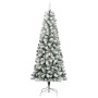 Artificial Christmas tree with hinges 300 LED and snow 210 cm by , Christmas trees - Ref: Foro24-3210475, Price: 121,65 €, Di...