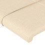 Cabecero de tela color crema 90x5x78/88 cm de , Cabeceros y pies de cama - Ref: Foro24-346023, Precio: 45,81 €, Descuento: %