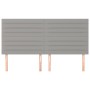 Headboards 4 units of light gray fabric 90x5x78/88 cm by , Headboards and footboards - Ref: Foro24-3116486, Price: 101,17 €, ...