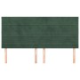 Headboards 4 units of dark green velvet 100x5x78/88 cm by , Headboards and footboards - Ref: Foro24-3116541, Price: 127,70 €,...