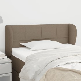 Taupe gray fabric headboard 93x23x78/88 cm by , Headboards and footboards - Ref: Foro24-3117130, Price: 51,99 €, Discount: %