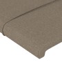 Taupe gray fabric headboard 93x23x78/88 cm by , Headboards and footboards - Ref: Foro24-3117130, Price: 56,76 €, Discount: %