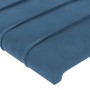 Cabecero de terciopelo azul oscuro 203x16x78/88 cm de , Cabeceros y pies de cama - Ref: Foro24-3118978, Precio: 76,63 €, Desc...