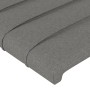 Cabecero con orejas de tela gris oscuro 93x16x118/128 cm de , Cabeceros y pies de cama - Ref: Foro24-3119703, Precio: 64,76 €...